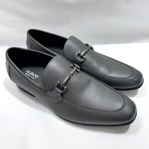 Alfani Otis‎ Loafers Men’s Shoes Grey  Faux Leather Slip-On Dress US 10M